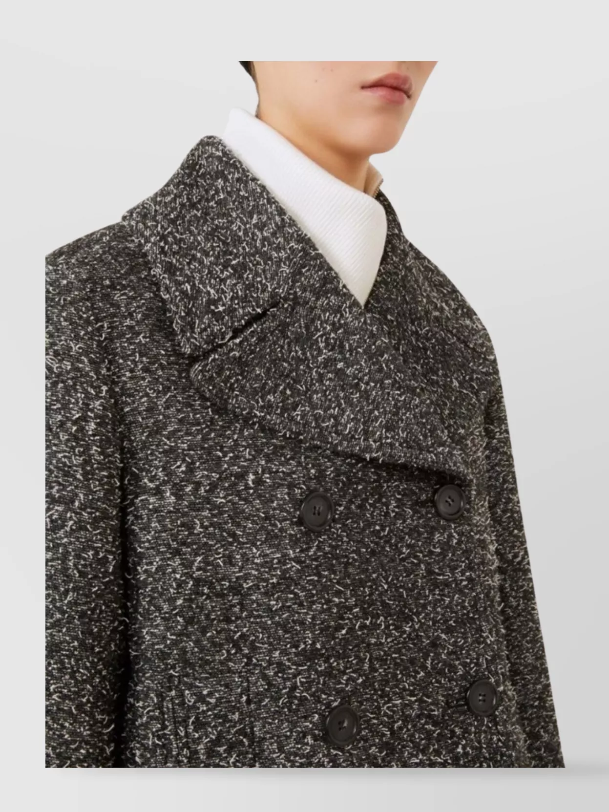 Sportmax Double Breasted Wool Blend Jacket