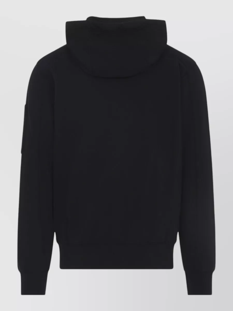 C.p. Company Cotton Hooded Zip Sweatshirt