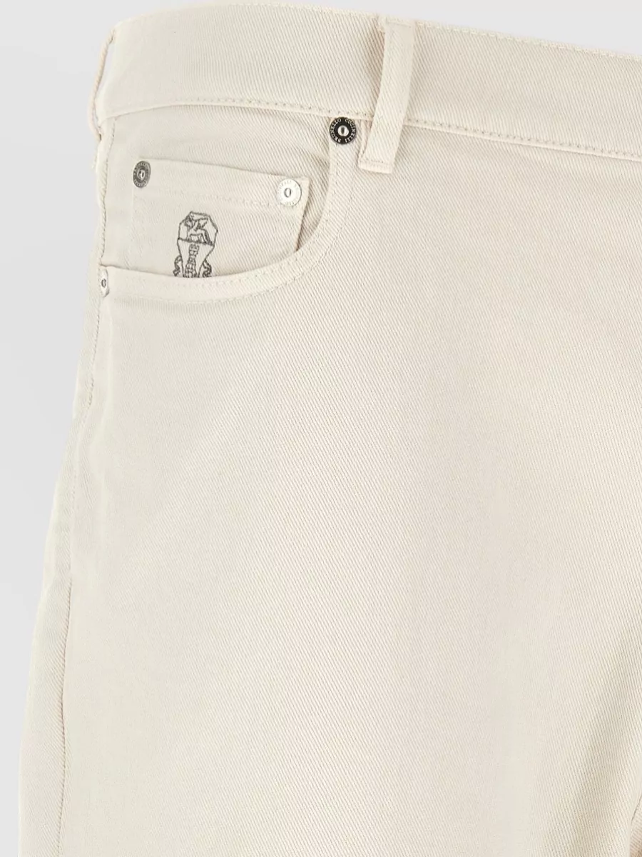 Brunello Cucinelli Denim Relaxed-Fit Straight-Leg Jeans