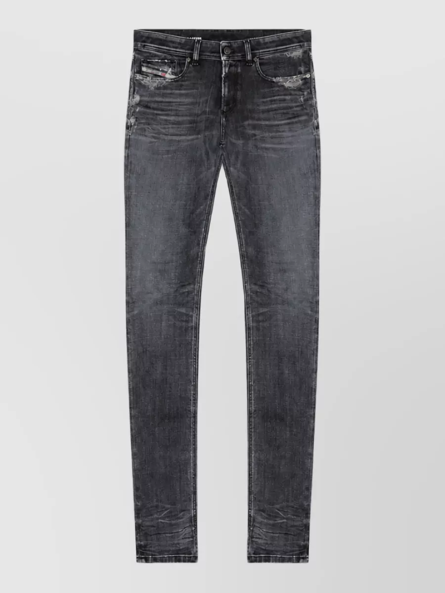 Diesel leather skinny trousers