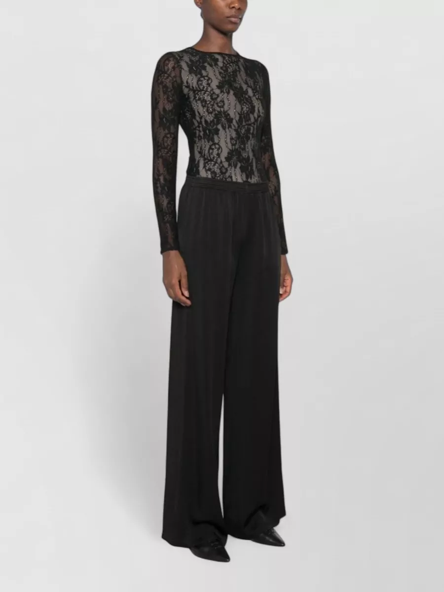 Zimmermann Lace Long-Sleeve Bodysuit