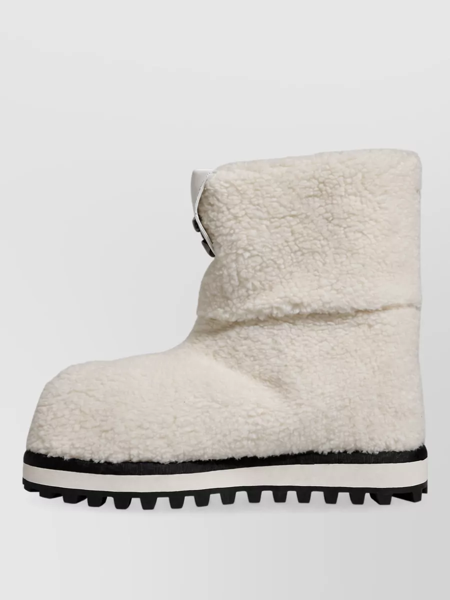Dolce&Gabbana Plush Mid-Calf Boots