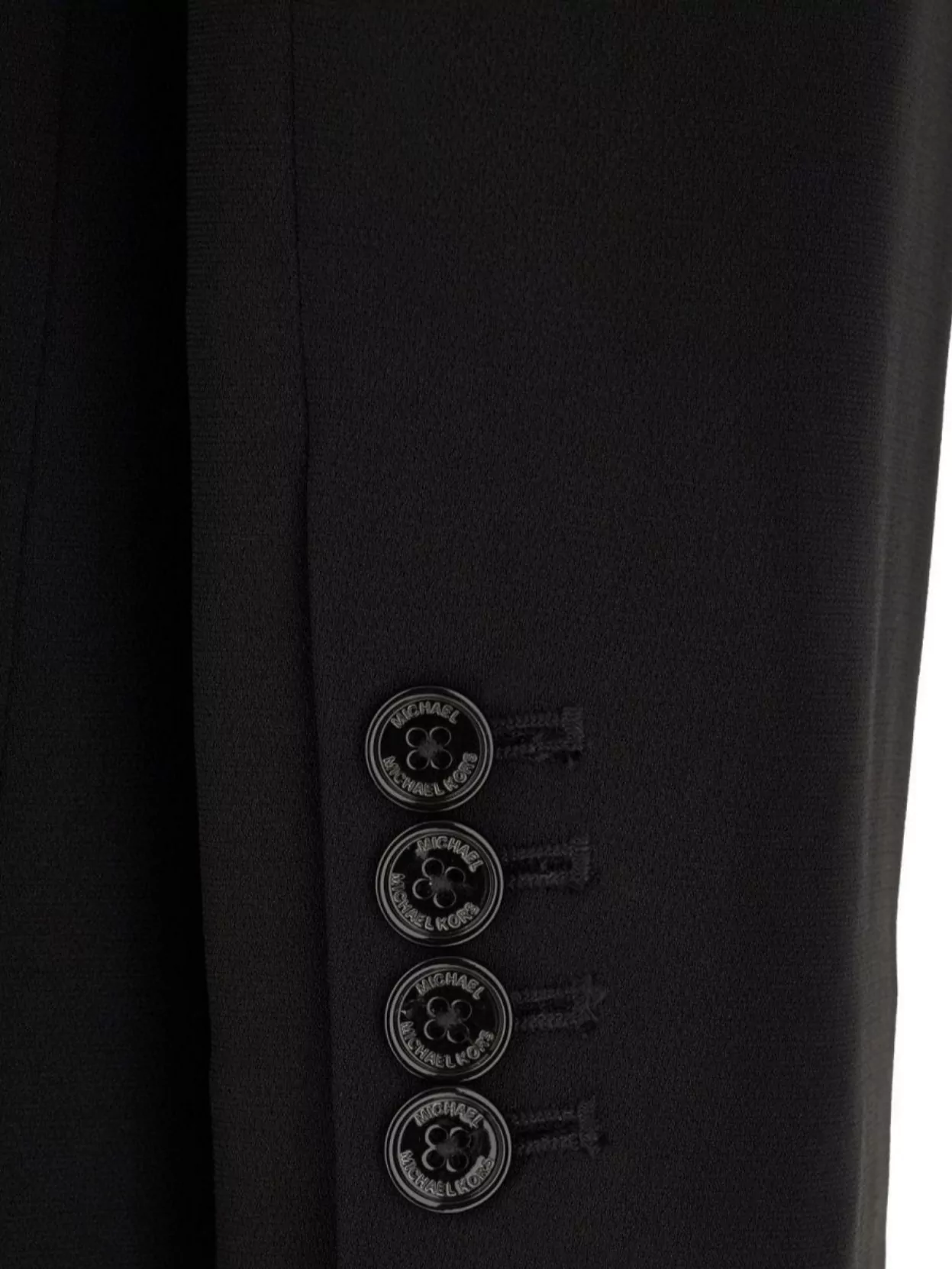 Shop Michael Kors Tailored Triacetate Blend Blazer In Black