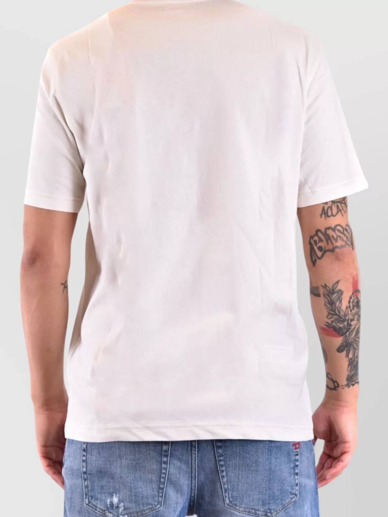 Diesel Crew Neck Graphic Print Short Sleeves