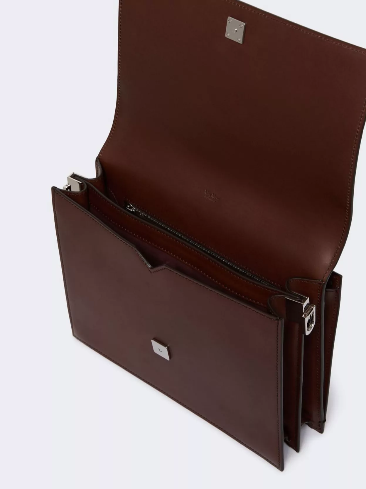 Max Mara Structured Shoulder Bag Top Handle Design