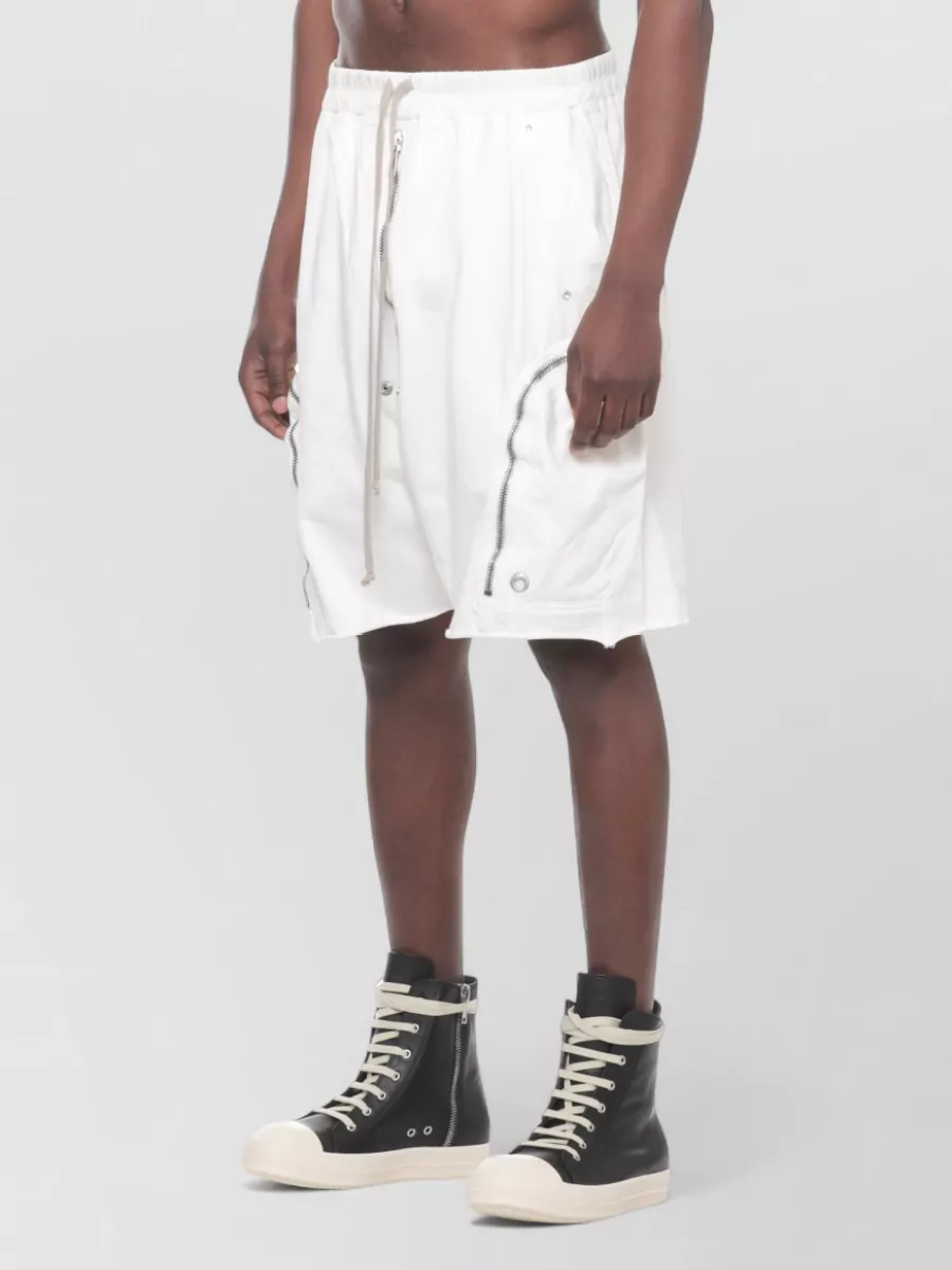 Rick Owens Drkshdw Cotton Cargo Bermuda Shorts