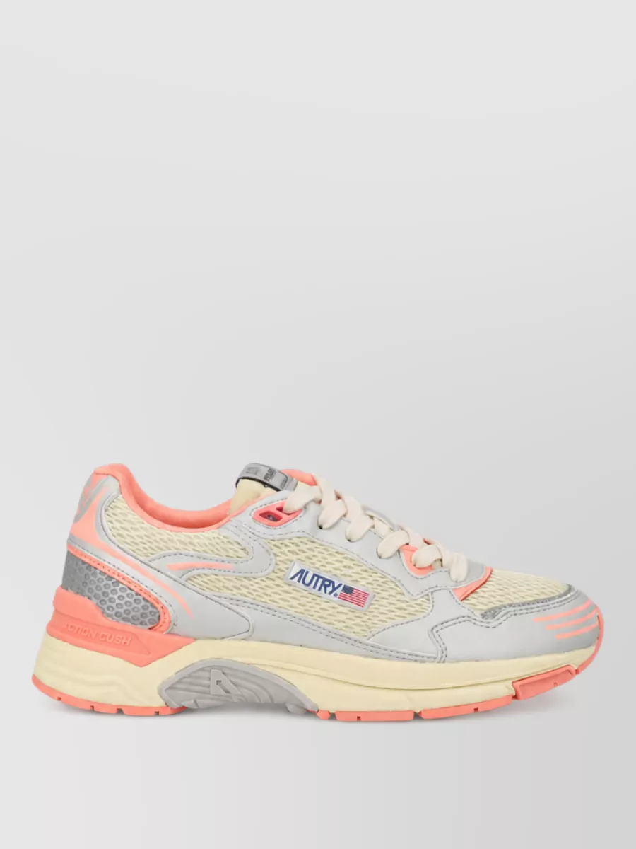 Autry Leather Panelled Low-Top Sneakers