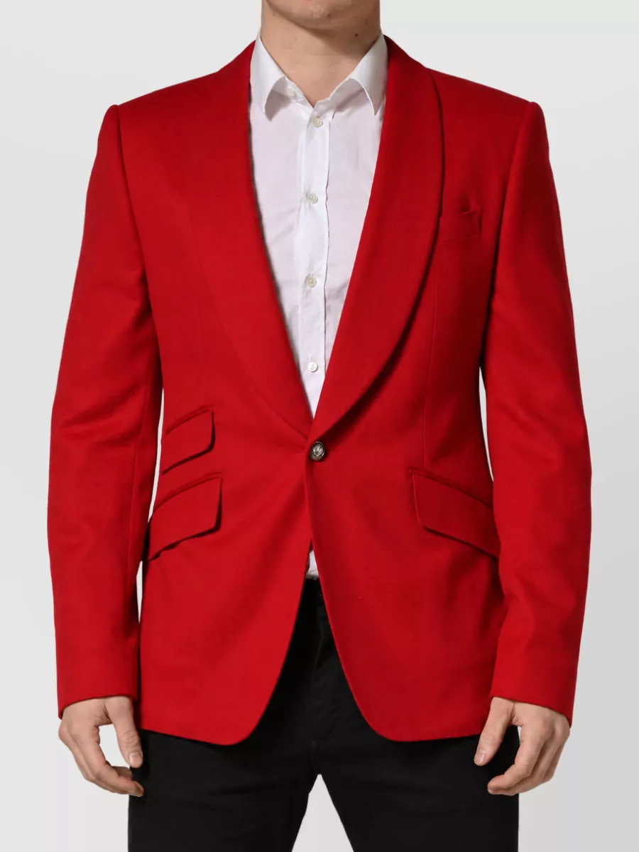 Dolce&Gabbana cashmere single-breasted blazer