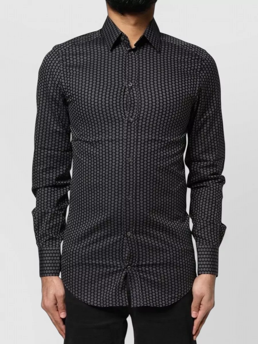 Dolce&Gabbana patterned cotton dress shirt