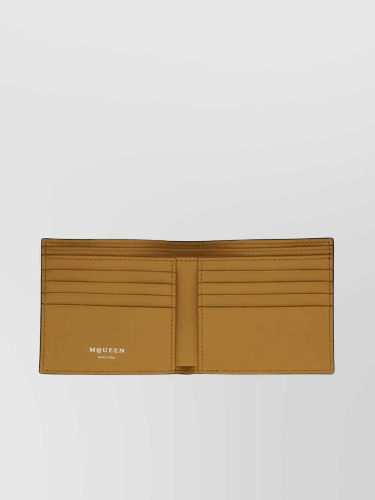 Alexander Mcqueen Fold Wallet Textured Finish
