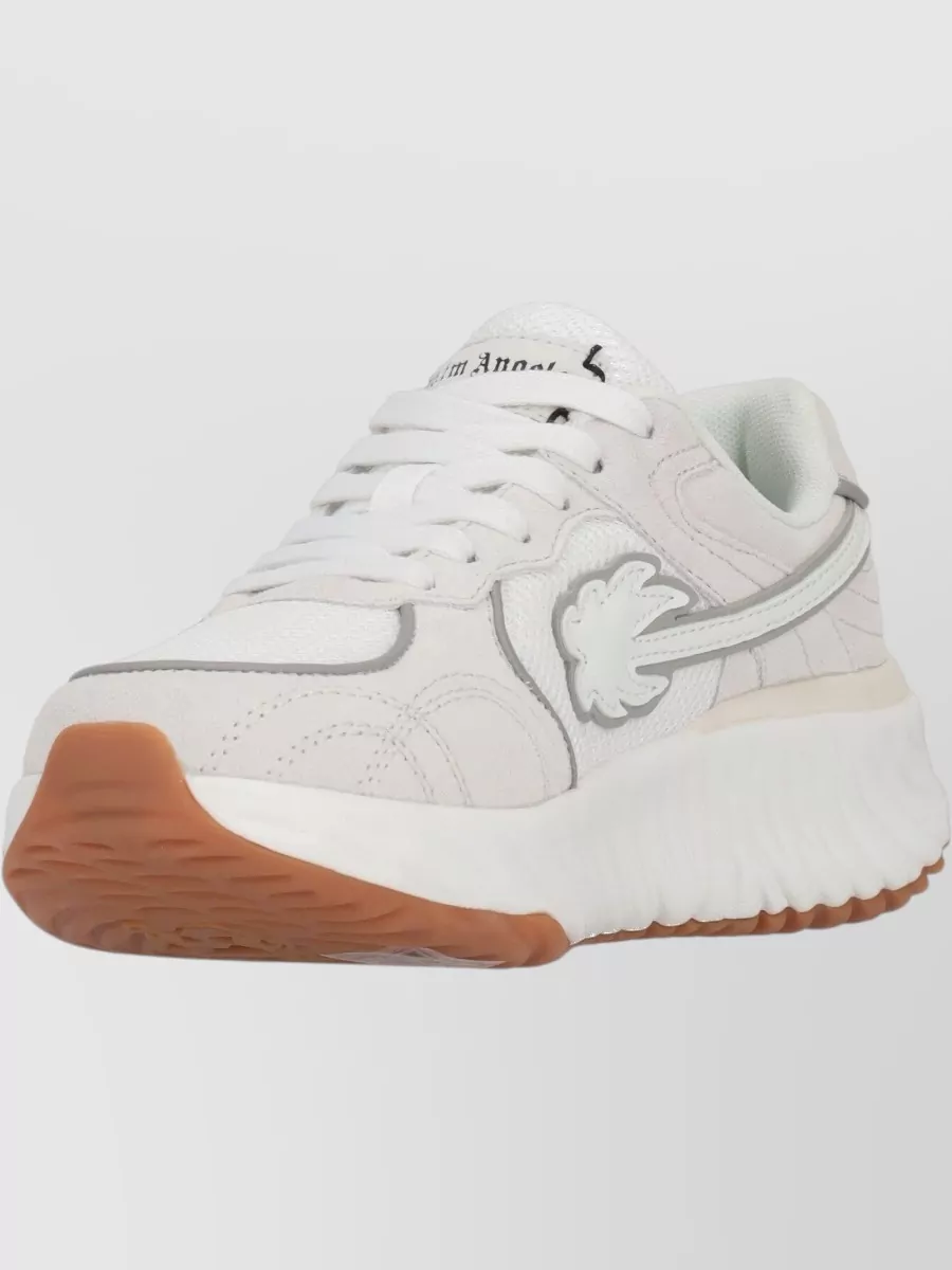 Palm Angels Leather Low-Top Sneakers