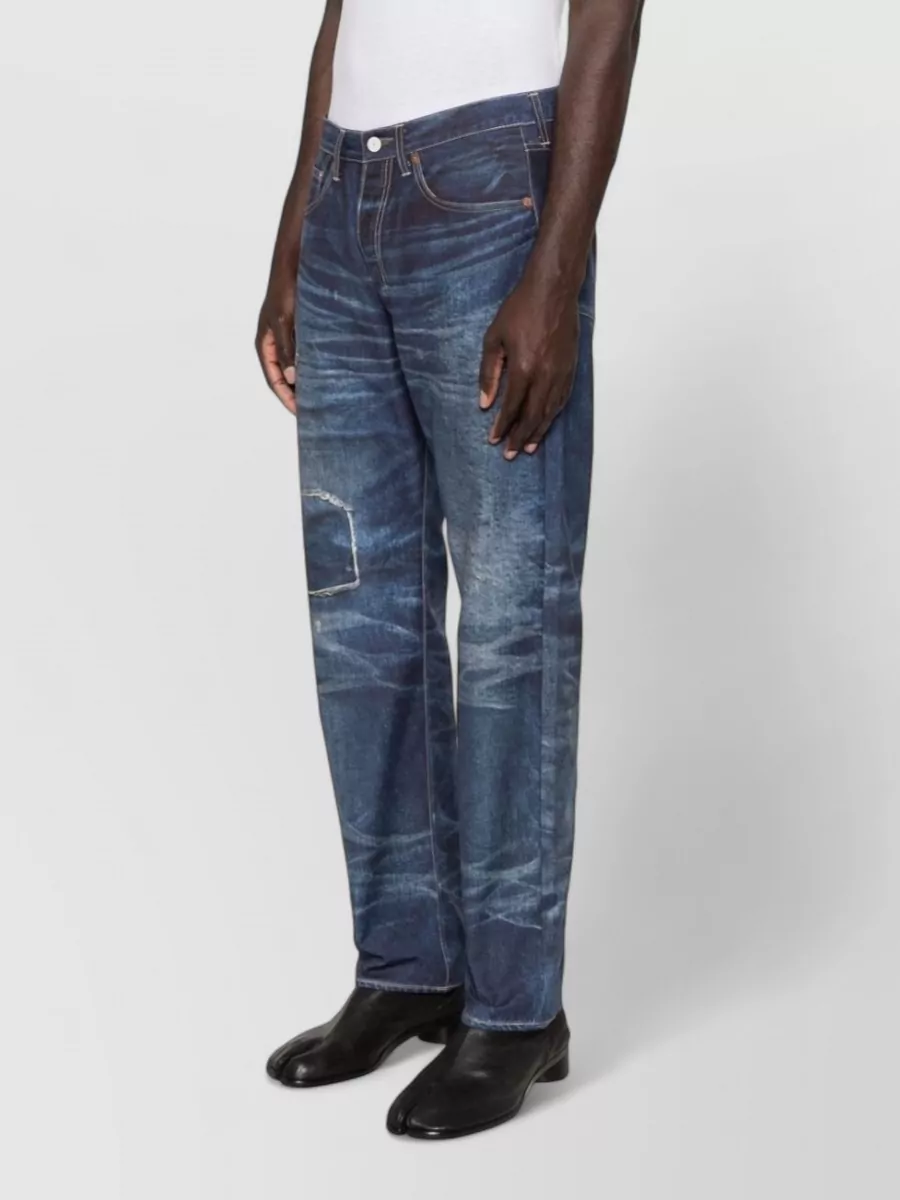 Junya Watanabe Contrast Topstitching Denim Jeans