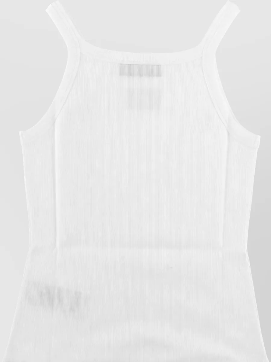 Fendi Embroidered Logo Top