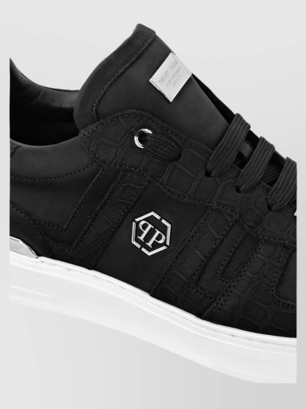 Philipp Plein Low-Top Sneakers With Contrast Rubber Sole