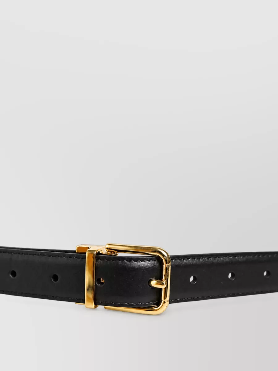 Dolce&Gabbana Leather Double-Wrap Belt