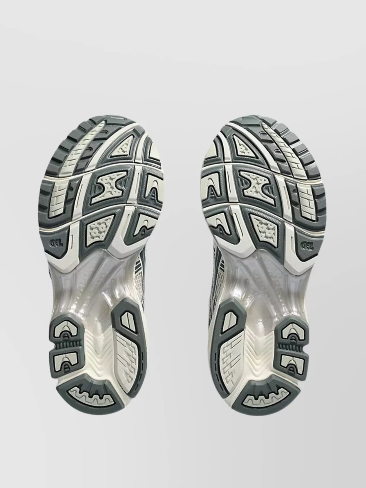 Asics Leather Chunky Sneakers Cage Design