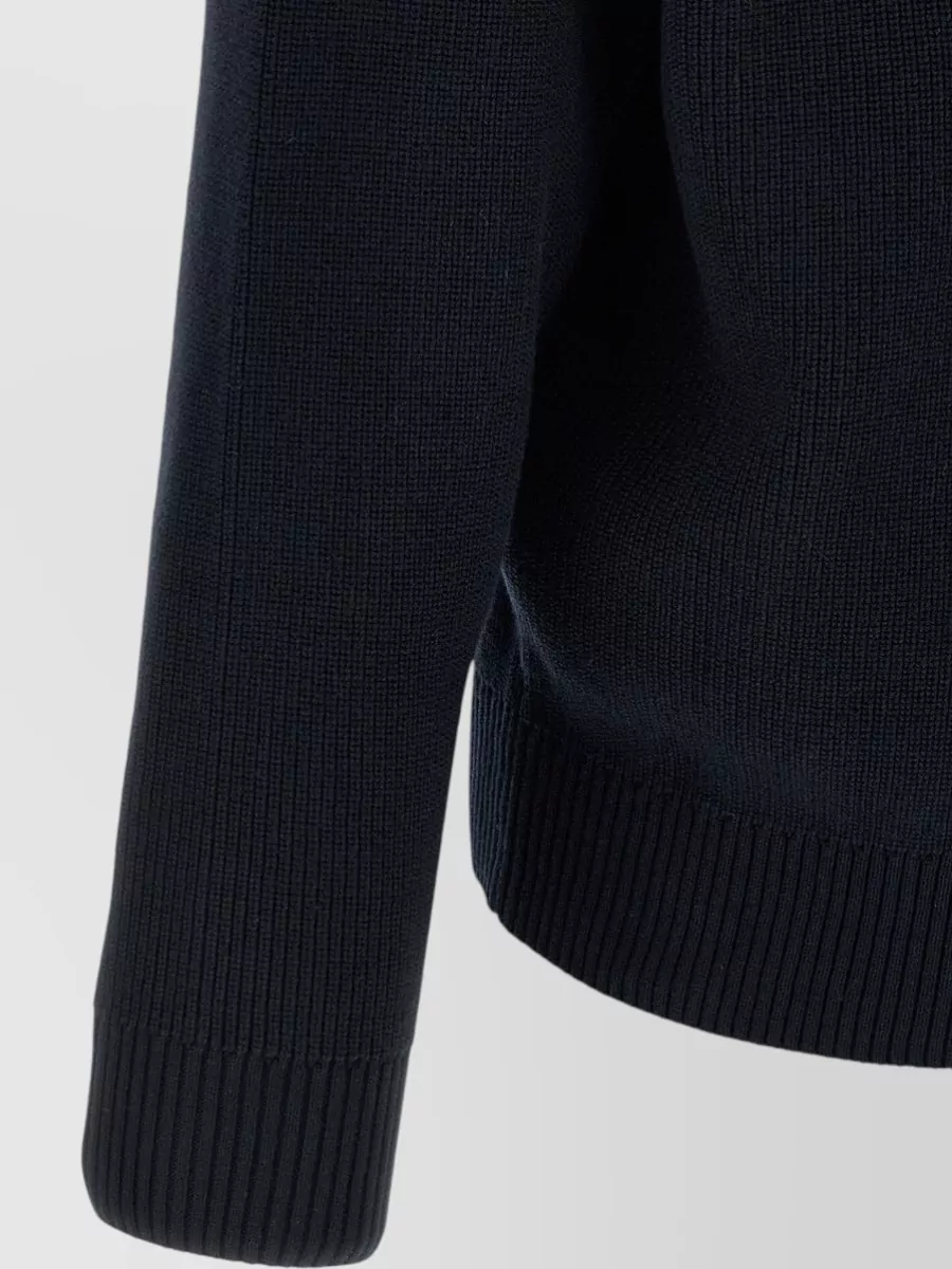 Stone Island 5100009 Cardigan Long Sleeves Ribbed Cuffs