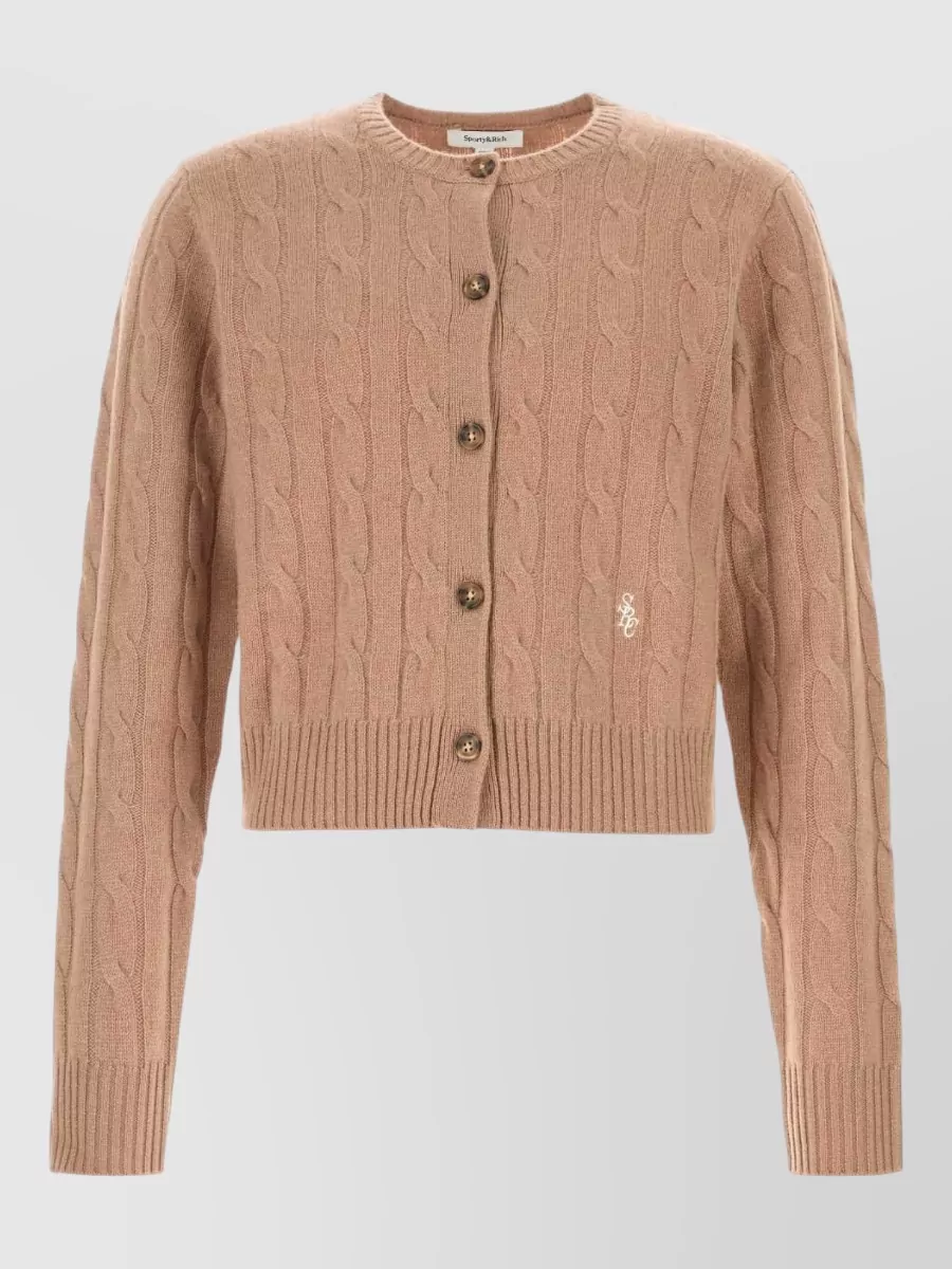Sporty & Rich cashmere blend cardigan