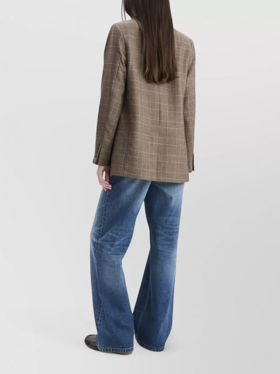 A.p.c. Checked Virgin Wool Single-Breasted Blazer