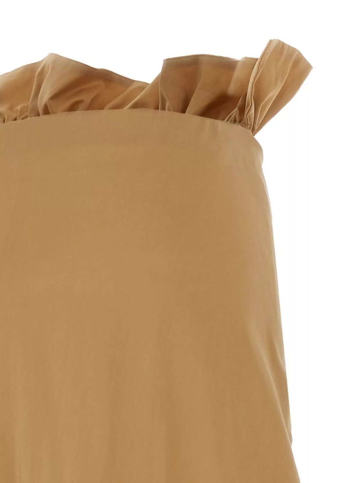 Fabiana Filippi Flared Skirt With Ruffled Waistband And Tie