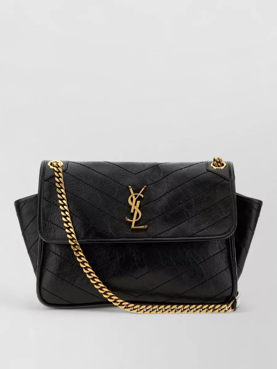 Saint Laurent niki leather shoulder bag