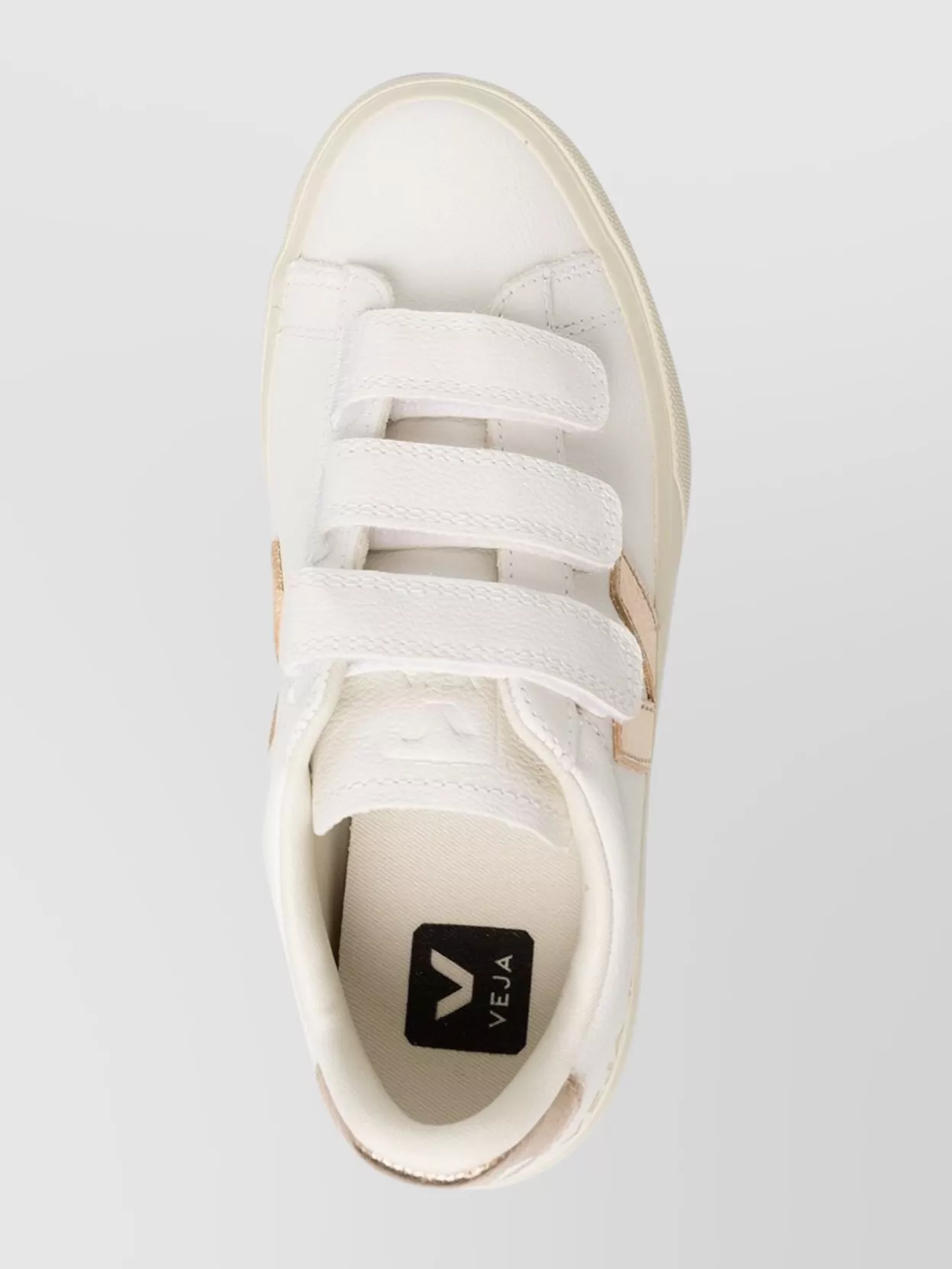Veja Low-Top Logo Sneakers Featuring Metallic Accents