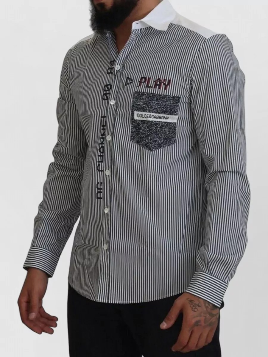 Dolce&Gabbana Striped Slim-Fit Shirt