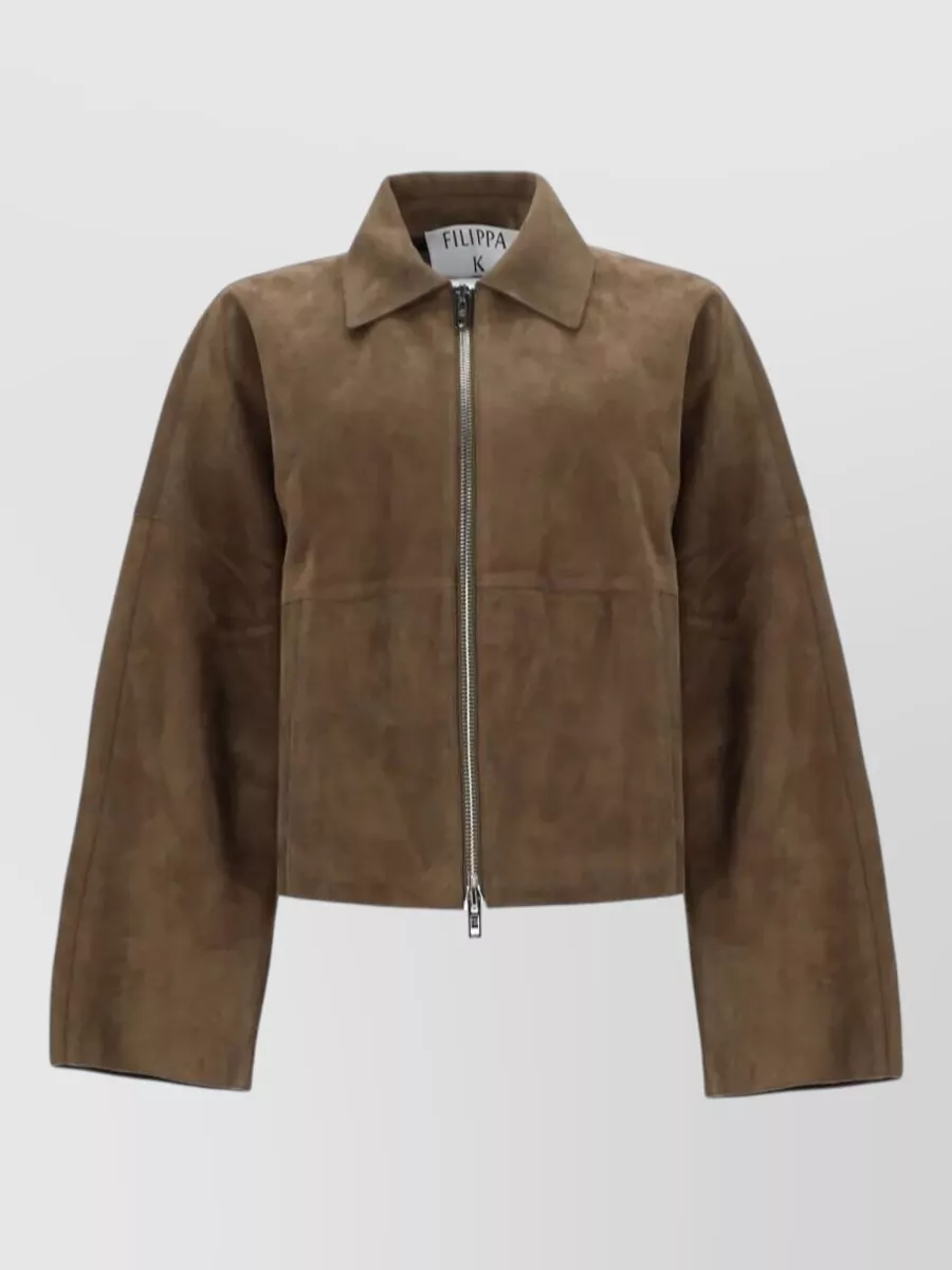 Filippa K suede cropped jacket