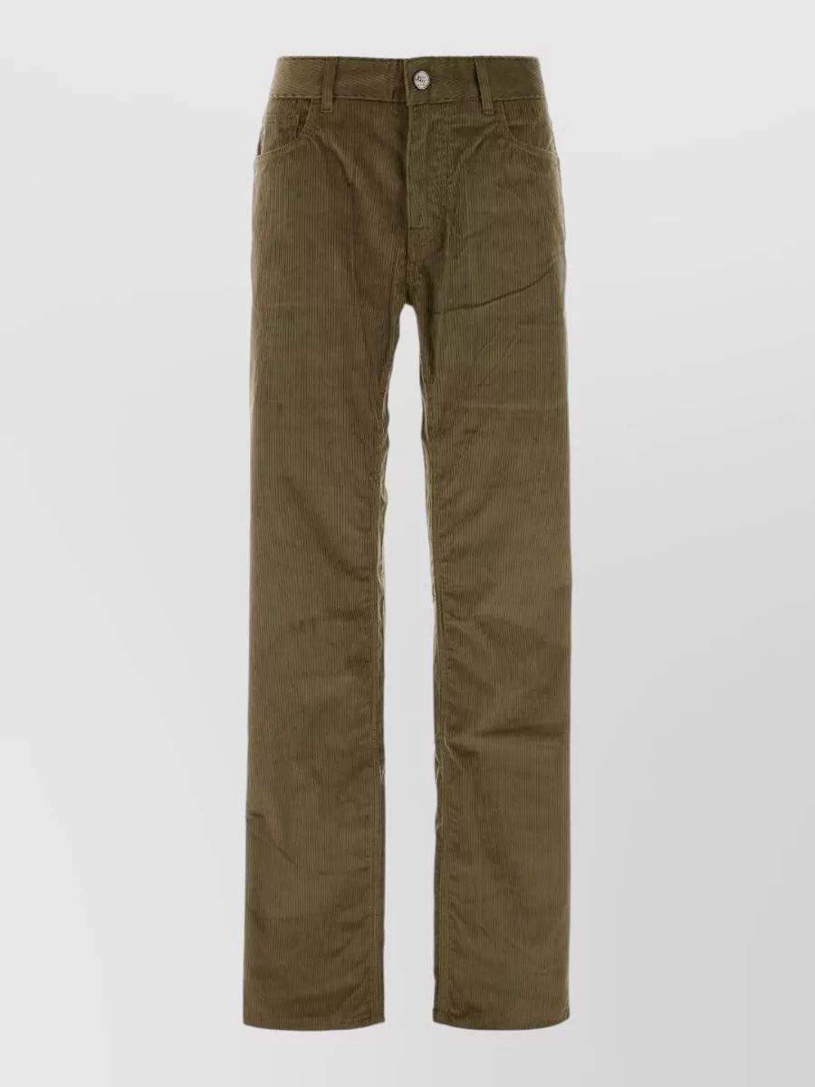 Etro corduroy straight-leg trousers