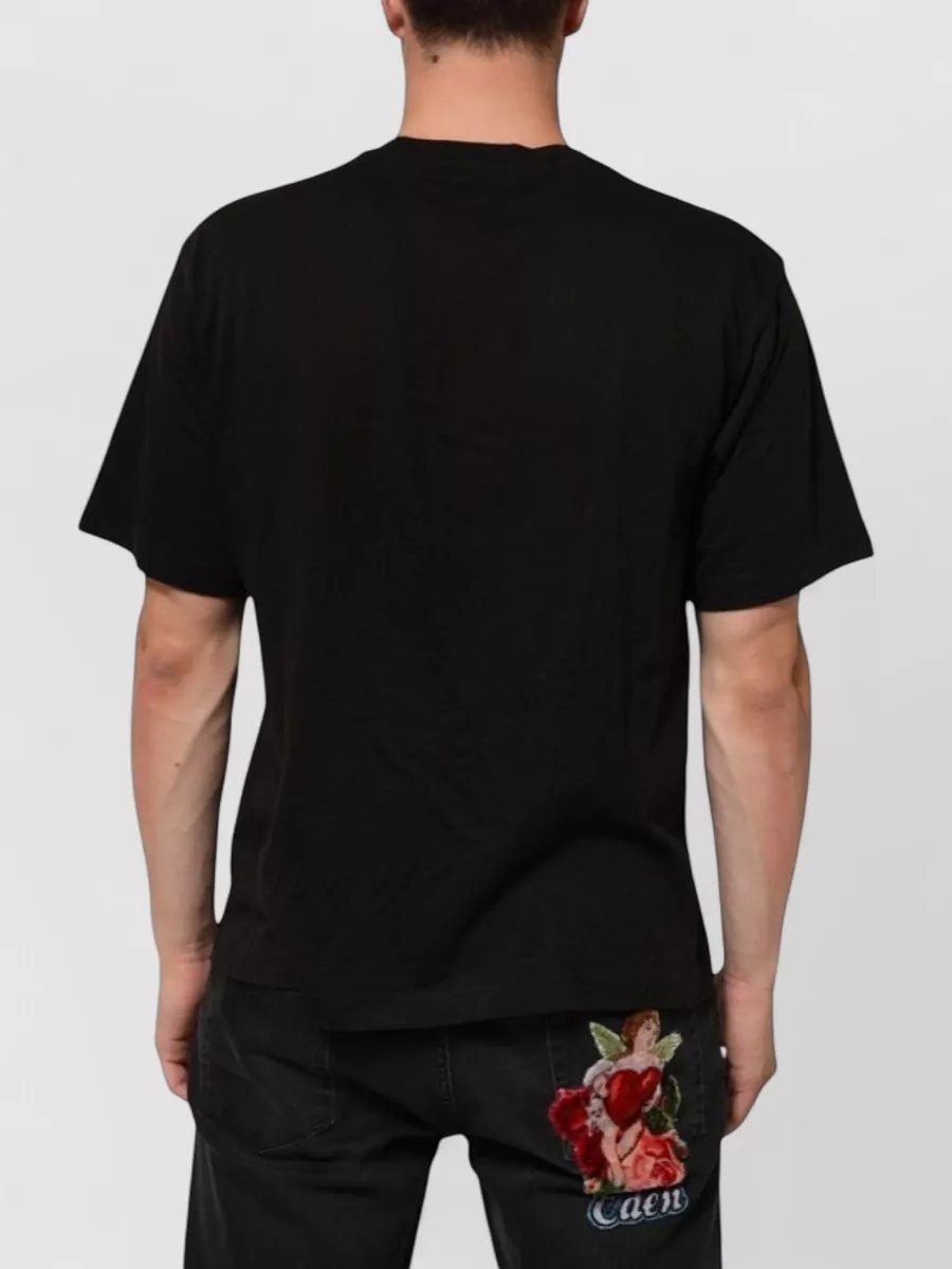 Dolce&Gabbana Cotton Logo Print Crew Neck T-Shirt