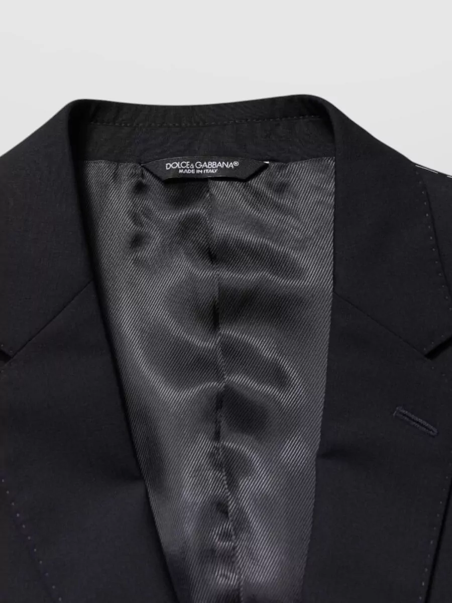 Dolce&Gabbana Virgin Wool Single Breasted Blazer