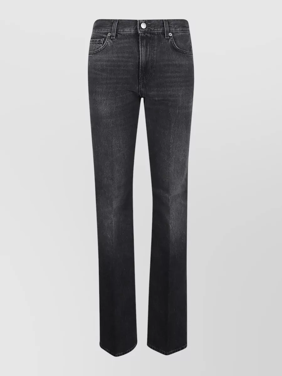 Haikure Denim straight-leg trousers