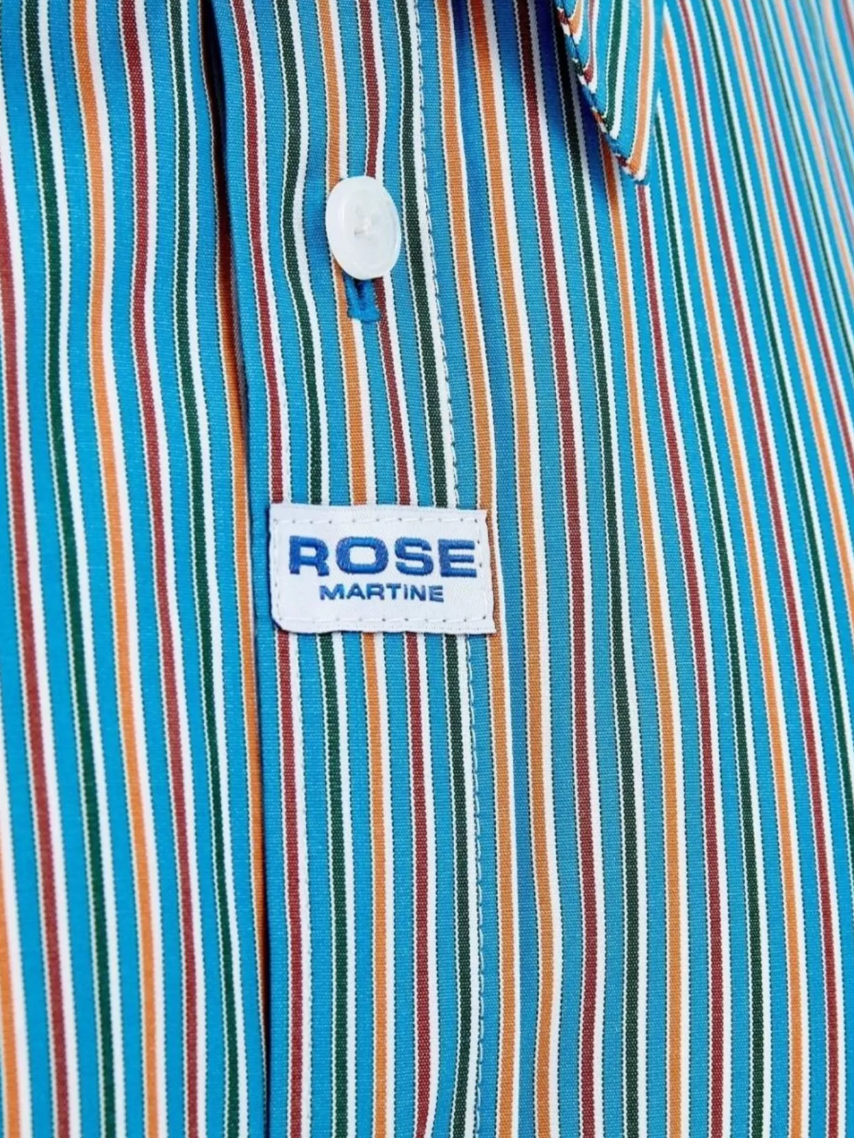 Martine Rose Striped Long Sleeve Button-Down Shirt