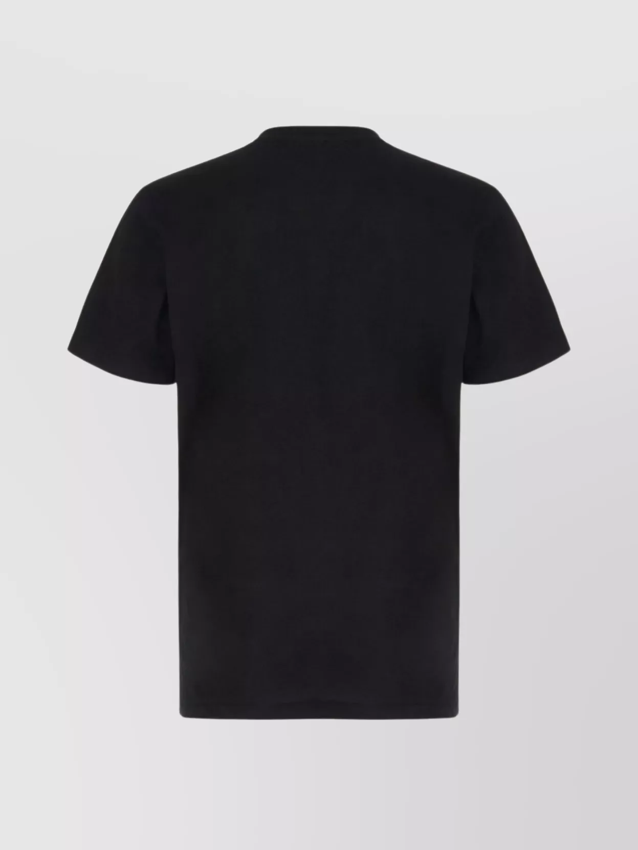 Moschino Graphic Print Crew Neck Short Sleeve T-shirt In Black