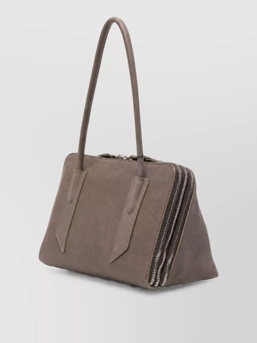 The Attico Calf Leather Clutch Bag