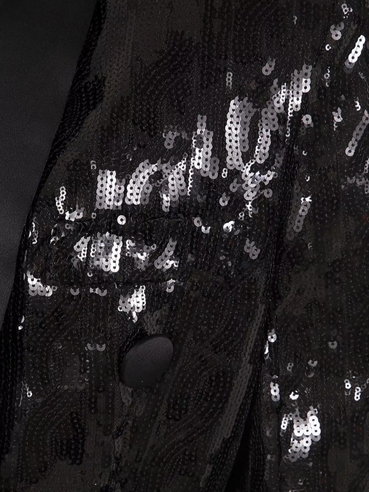 Balmain Glitter V-Neck Tailored Jacket