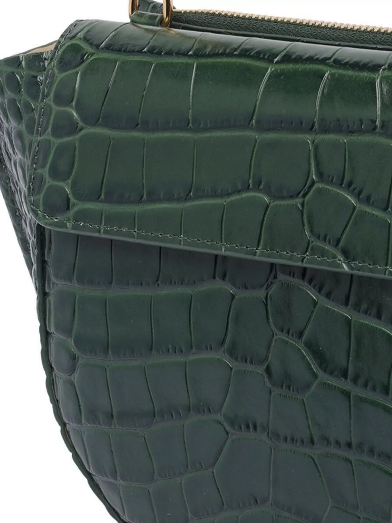 Wandler Crocodile Embossed Cross-Body Bag