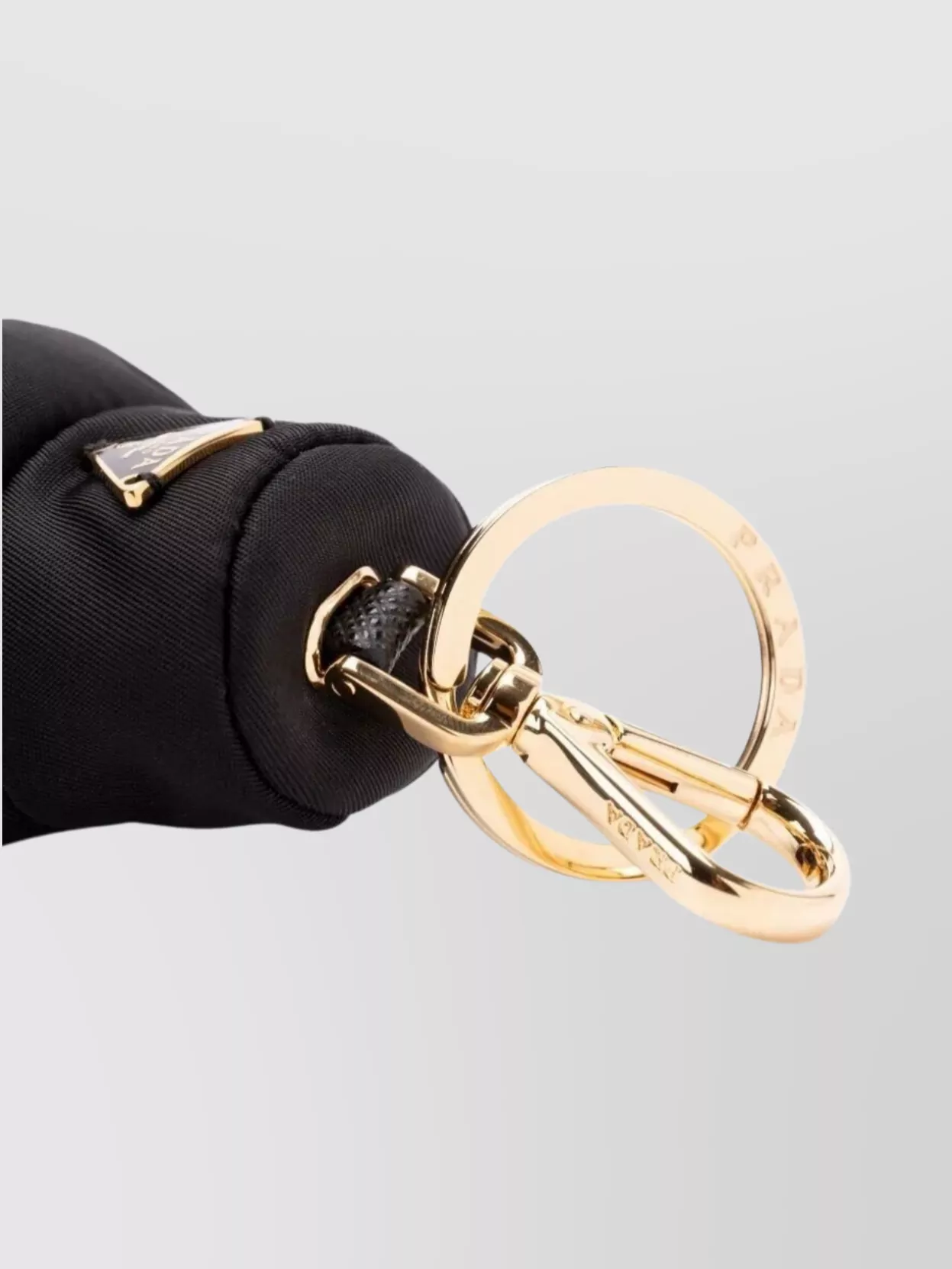PRADA ROBOT KEYRING ZIPPER DETAIL 