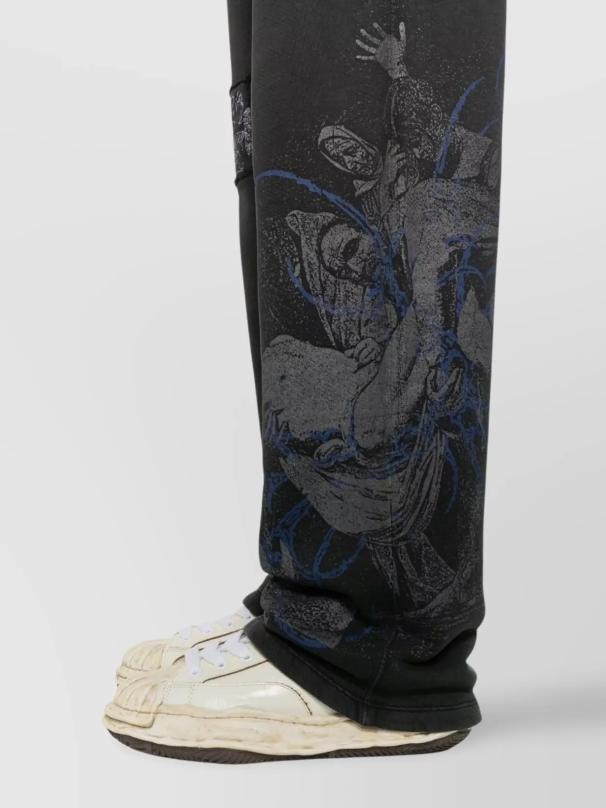 Off-White Graphic Print Sweatpants Side Pockets