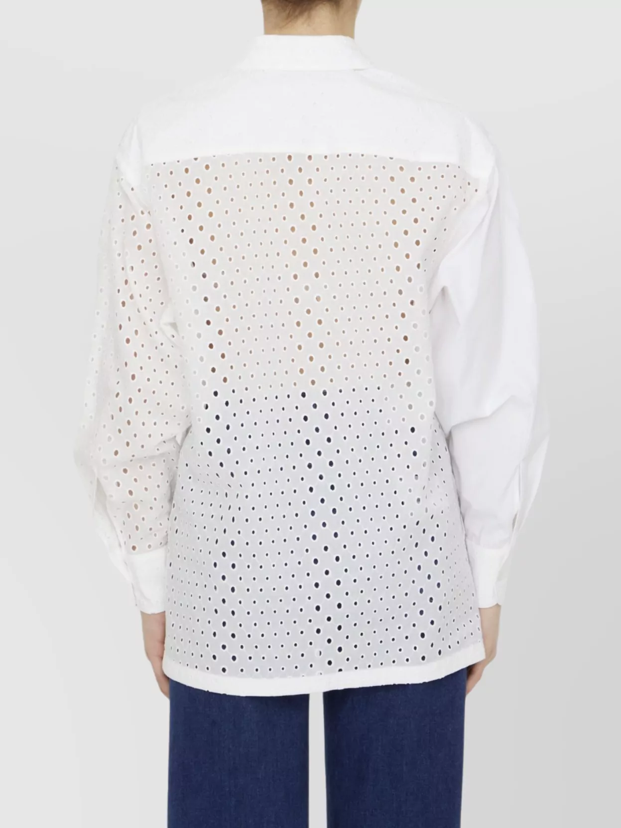 Kenzo Eyelet Design Cotton Shirt