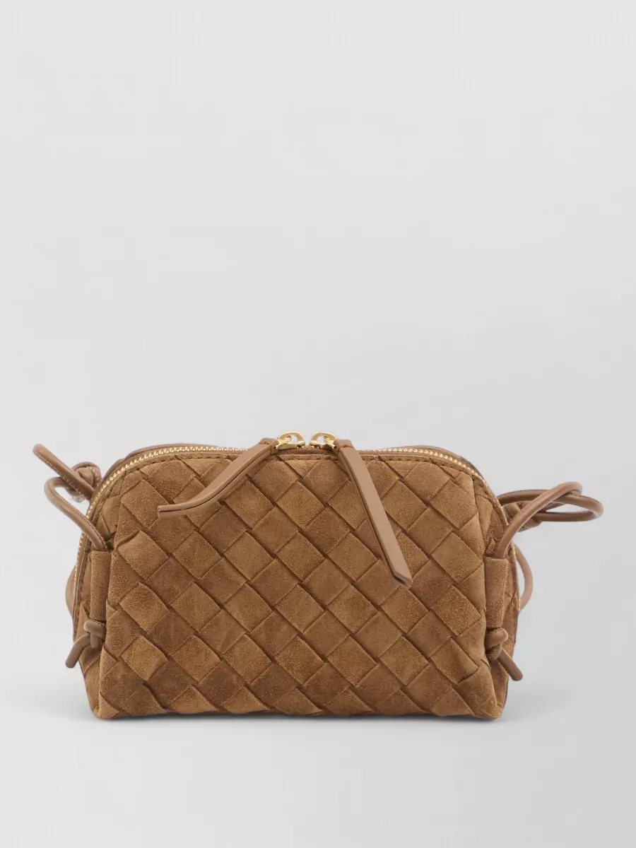 Bottega Veneta concert pouch suede leather mini bag