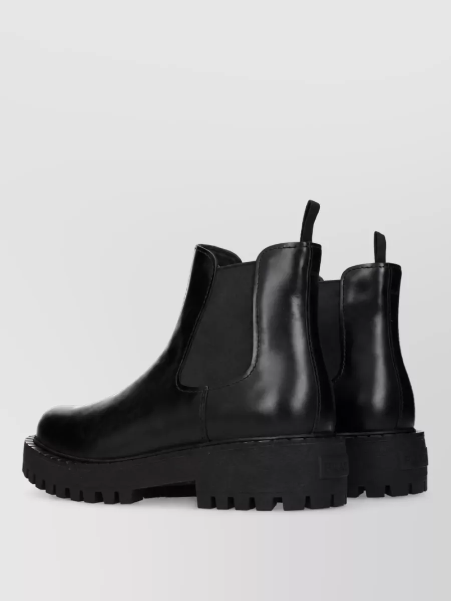 Prada Leather Ankle Boots