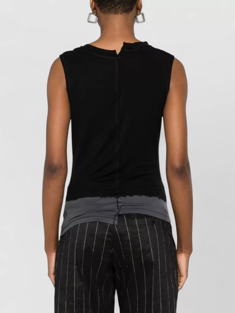 Y-3 Asymmetric Sleeveless Tank Top