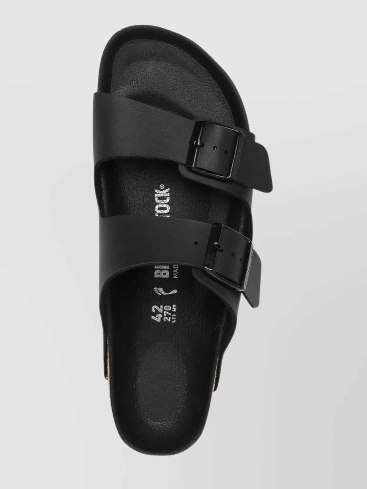 Birkenstock Flat Sandals With Cork Sole And Open Toe