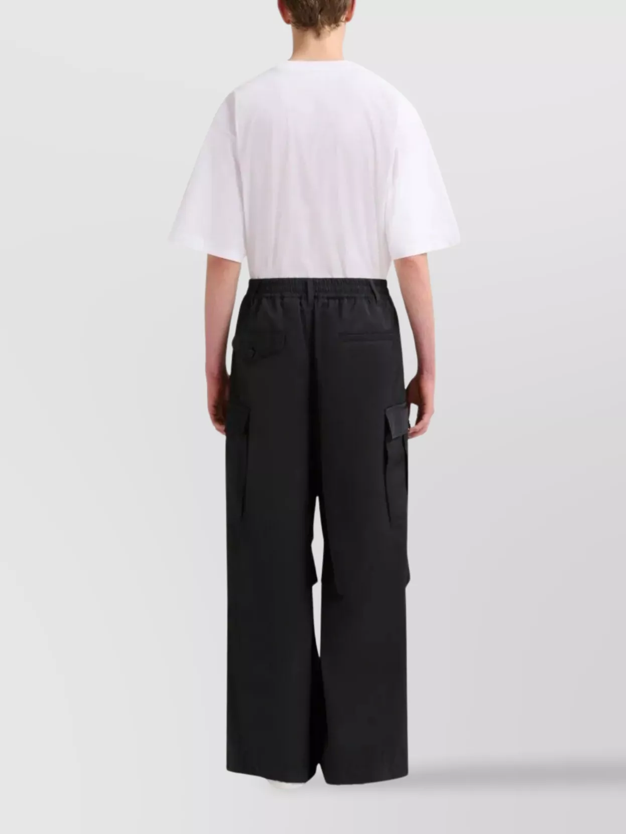Marni Black Water-repellent Taffeta Cargo Pants
