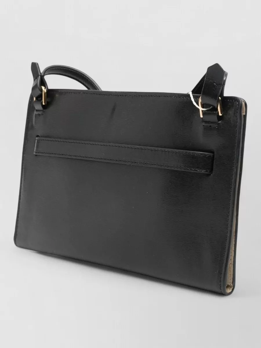 Totême Mini Leather Crossbody Bag Top Handle