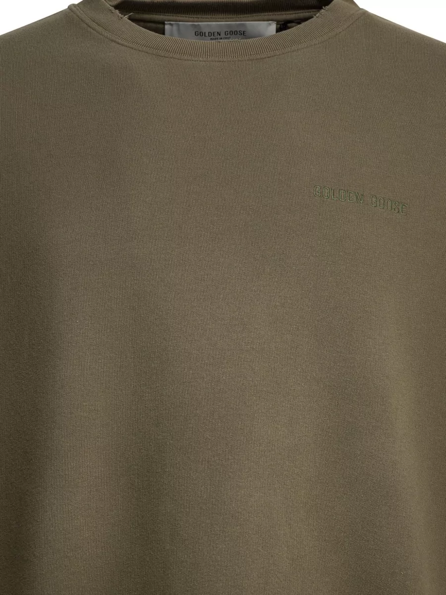 Golden Goose Cotton Oversized Crewneck Sweatshirt