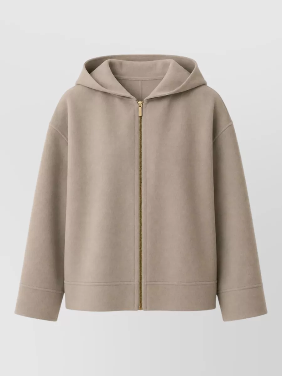 S Max Mara Virgin wool hooded oversized coat