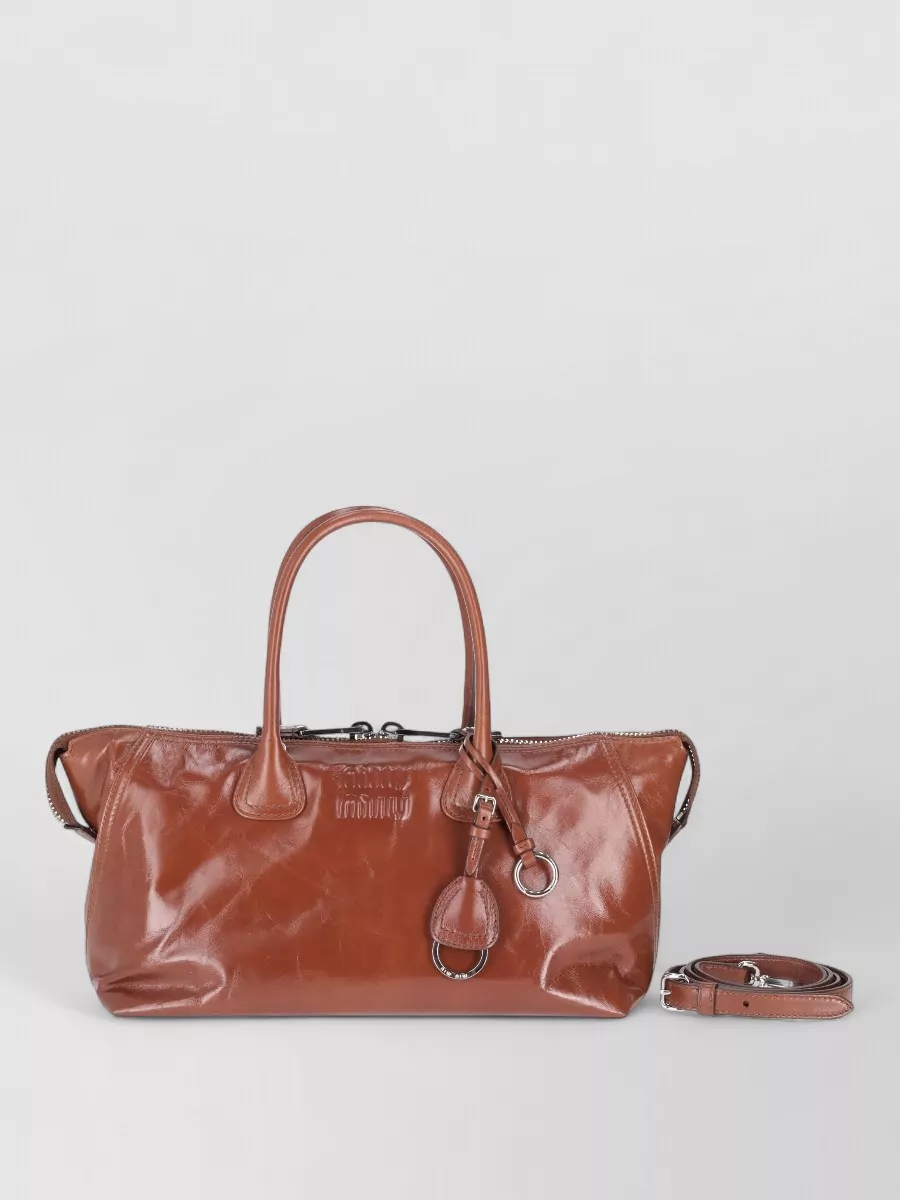 Miu Miu Na Leather Shoulder Bag