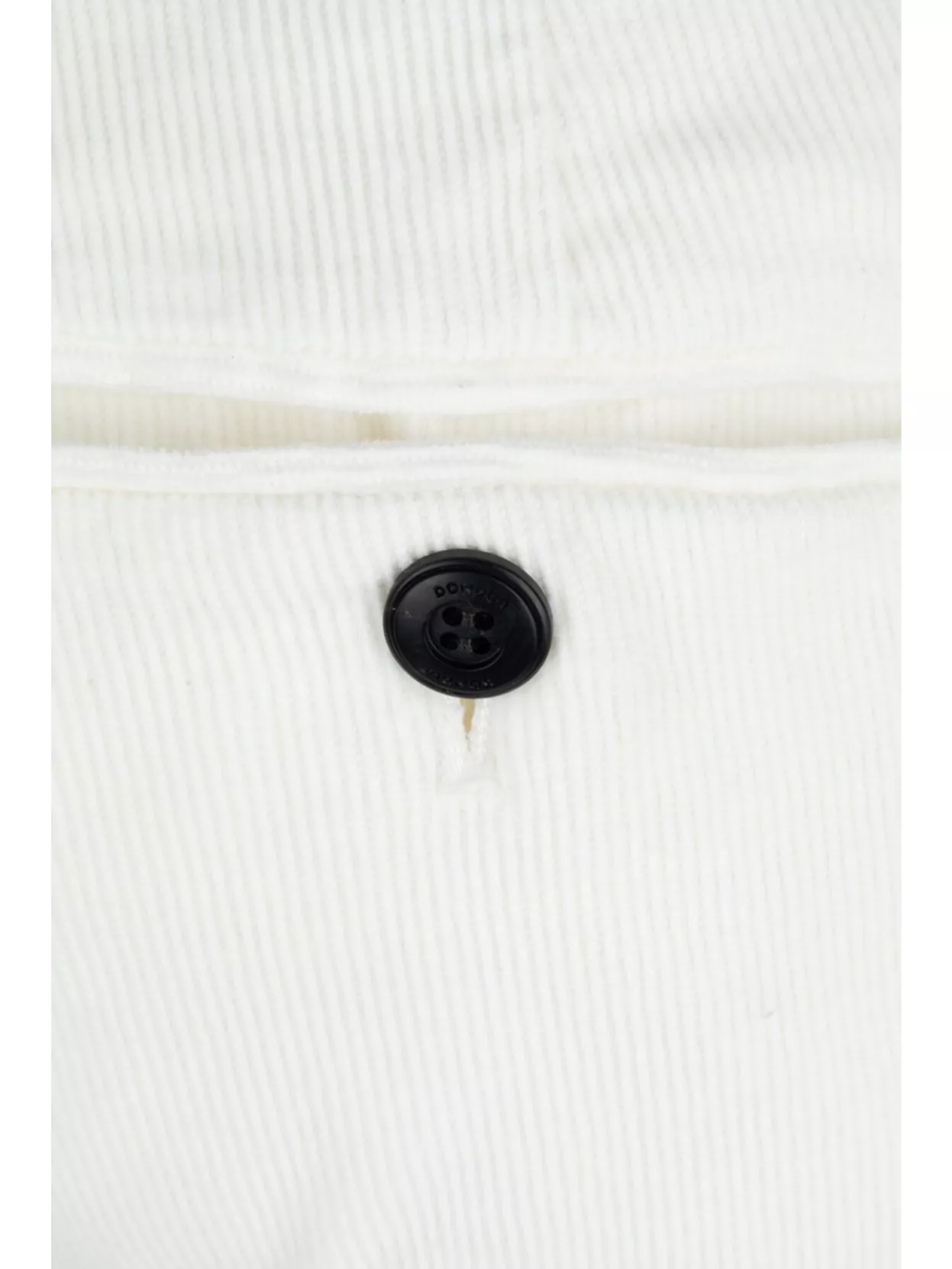 Dondup Trousers With Back Pockets And Rolled Cuffs